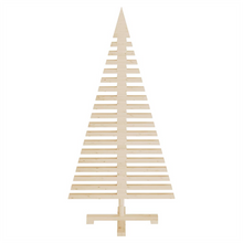 Load image into Gallery viewer, vidaXL Wooden Christmas Tree for Decoration 120 cm Solid Wood Pine
