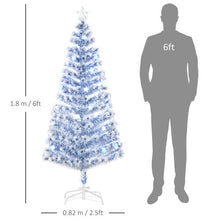 Load image into Gallery viewer, 6 Ft Artificial Fibre Optic Christmas Tree 26 LED
