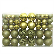 Load image into Gallery viewer, 100 pcs Light Green Shatterproof Christmas Baubles
