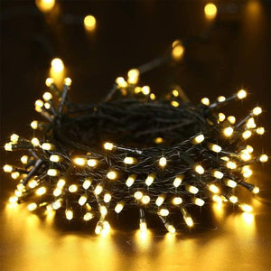 20m Warm White Outdoor String Solar Powered Fairy Lights