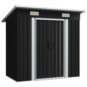 Metal Garden Shed Anthracite Steel