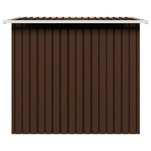 Metal Garden Storage Shed Brown