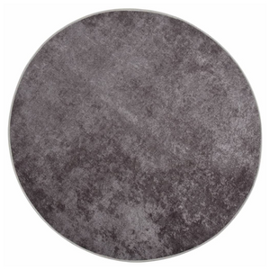 VidaXL Round Rug None Slip Machine Washable - Grey