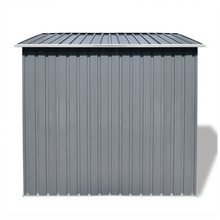 Load image into Gallery viewer, Metal Garden Shed Grey
