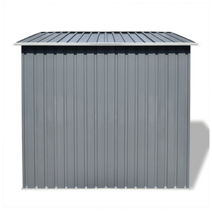 Metal Garden Shed Grey