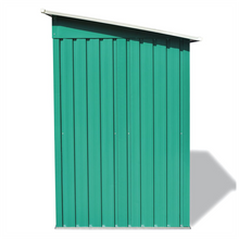 Load image into Gallery viewer, Metal Garden Shed Green
