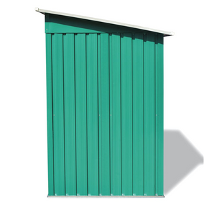 Metal Garden Shed Green