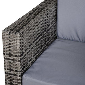 Grey Garden Wicker Chair