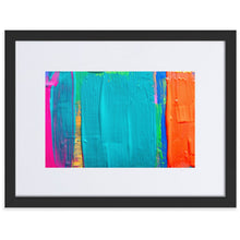 Load image into Gallery viewer, Caribbean Paint Framed  - Black Frame
