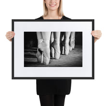 Load image into Gallery viewer, Ballet Dancer Framed Poster - Black Frame

