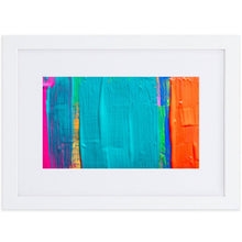 Load image into Gallery viewer, Caribbean Paint Framed  - White Frame
