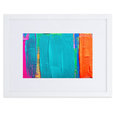Load image into Gallery viewer, Caribbean Paint Framed  - White Frame
