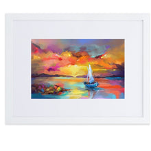 Load image into Gallery viewer, Lost At Sea Framed Poster - White Frame
