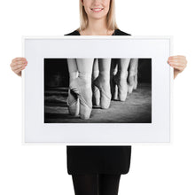 Load image into Gallery viewer, Ballet Dancer Framed Poster - White Frame
