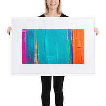 Load image into Gallery viewer, Caribbean Paint Framed  - White Frame
