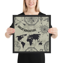 Load image into Gallery viewer, Great Adventure Framed Poster
