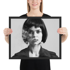 Black And White Photography Art Framed Poster - Black Frame