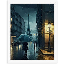 Load image into Gallery viewer, Alone At Night Framed Poster - White Frame
