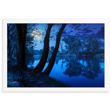 Load image into Gallery viewer, Moonlight Framed Poster - White Frame
