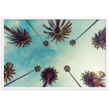 Load image into Gallery viewer, Los Angeles Palm Trees framed poster
