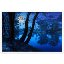 Load image into Gallery viewer, Moonlight Framed Poster - White Frame
