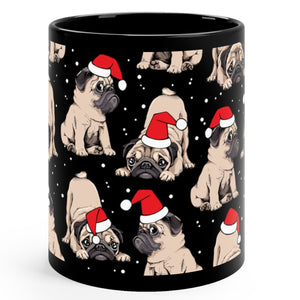 Christmas Puppy Glossy Mug