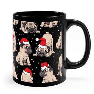 Christmas Puppy Glossy Mug