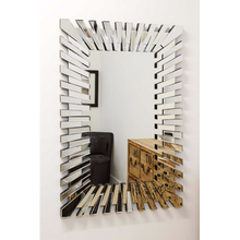 Load image into Gallery viewer, Starburst All Glass Stylised Large Dress Mirror Mirror 120 x 80 CM
