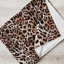 Load image into Gallery viewer, soft leopard print blanket
