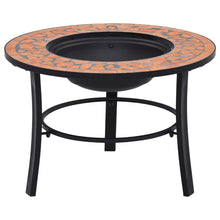 Load image into Gallery viewer, vidaXl Mosaic Fire Pit Terracotta 68cm Ceramic
