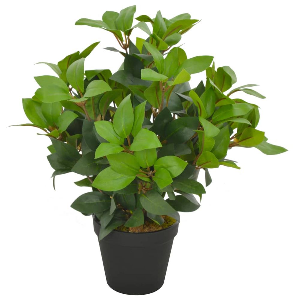 VidaXL Artificial Plant Laurel Tree with Pot Green 40 cm