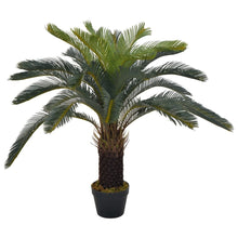 Load image into Gallery viewer, Artificial Plant Cycas Palm with Pot Green 90 cm
