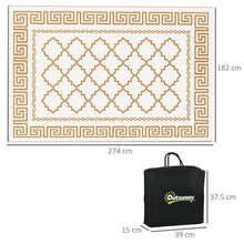 Load image into Gallery viewer, Outsunny Reversible Waterproof Outdoor Rug With Carry Bag
