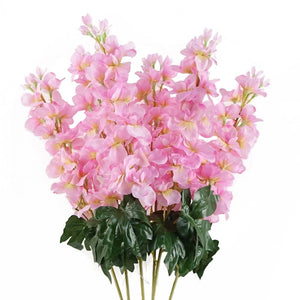 Pack of 6 x 75 cm Delphinium Pink Artificial Stem