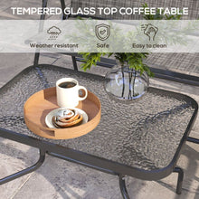 Load image into Gallery viewer, Outsunny Outdoor Table And Chairs - Foldable Chairs  And Loveseat
