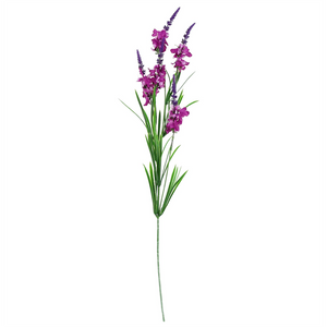 Pack of 6 x 80 cm Dark Pink Larkspur Artificial Stem