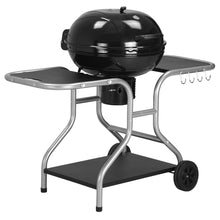 Load image into Gallery viewer, Outsunny Garden Charcoal Trolley Barbecue Grill On Wheels
