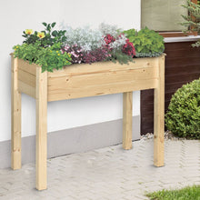 Load image into Gallery viewer, Raised Wood Garden Bed Planter
