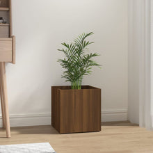 Load image into Gallery viewer, 40cm Planter Box Brown Oak Engineered Wood
