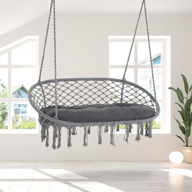 hanging-hammock-chair-cotton-rope-swing-metal-frame-large-macrame-dark-grey