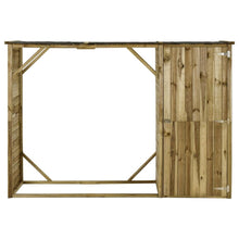 Load image into Gallery viewer, Garden Wood Shelter With Tool Shed
