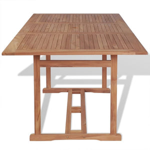 Garden Wooden Table  Solid Teak Wood