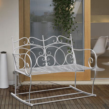 Load image into Gallery viewer, Garden Rocking Chair Decorative Antique Outdoor Bench
