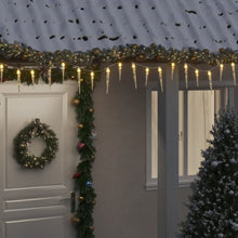 Load image into Gallery viewer, vidaXL Christmas Icicle Light 100 LEDs Warm White 10 m Acrylic PVC
