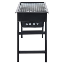 Load image into Gallery viewer, VidaXL Portable Camping BBQ Grill Steel 60 x 22.5 x 33 cm
