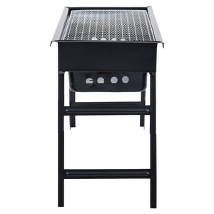 VidaXL Portable Camping BBQ Grill Steel 60 x 22.5 x 33 cm