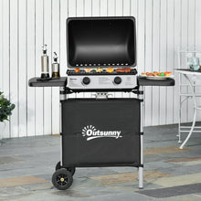 Load image into Gallery viewer, 2 Burner Gas Barbecue Grill Propane Gas BBQ 5.6 kW
