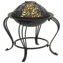 Load image into Gallery viewer, VidaXL Fire Pit with Poker 49 cm Steel
