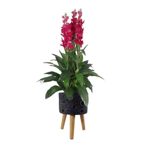 35 cm x 24 cm Large Lunar Black Planter