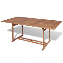 Load image into Gallery viewer, Garden Wooden Table  Solid Teak Wood
